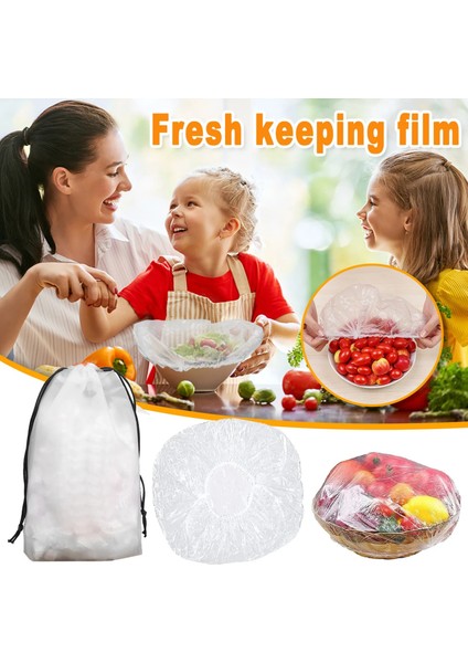 C Stili Evrensel Mutfak Yeniden Kullanılabilir Elastik Gıda Saklama Kapakları Taze Tutma Çantaları Şeffaf Saran Wrap Plastik Torbalar Taze Tutma Filmi (Yurt Dışından)