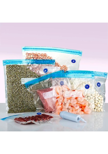 Ordu Yeşili Tarzı Manuel Pompa Vakum Torbaları Gıda Koruma Mühürleyen Çanta Yeniden Kullanılabilir Plastik Saklama Kabı Ev Mutfak Ambalajı Için Kilitli Kilit Çantaları (Yurt Dışından) fiyatları