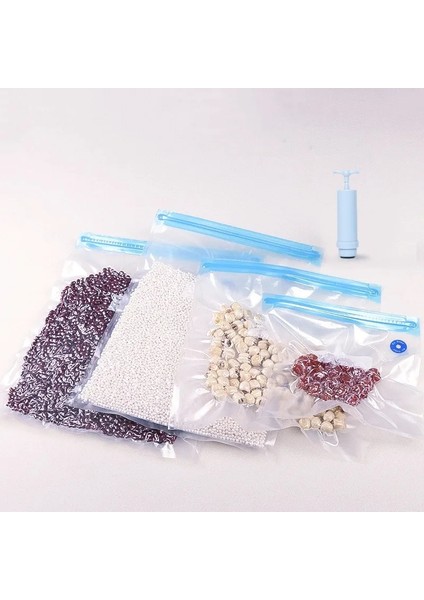 Ordu Yeşili Tarzı Manuel Pompa Vakum Torbaları Gıda Koruma Mühürleyen Çanta Yeniden Kullanılabilir Plastik Saklama Kabı Ev Mutfak Ambalajı Için Kilitli Kilit Çantaları (Yurt Dışından) fırsatları