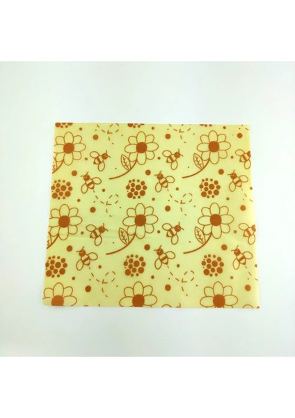 1257-P Stili M 25X27.5CM Balmumu Gıda Sargısı Yeniden Kullanılabilir Çevre Dostu Gıda Sargısı Organik Doğal Plastik Ücretsiz Sürdürülebilir Meyve Saklama Çantası (Yurt Dışından)