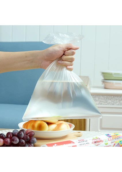 Bordo Tarzı Ev Restaurant Mutfak Gıda Saklama Koruma Torbaları Ambalaj Filmi Kalınlaşmış Saran Wrap Vakumlama Makinesi Gıda Plastik Torbalar (Yurt Dışından)