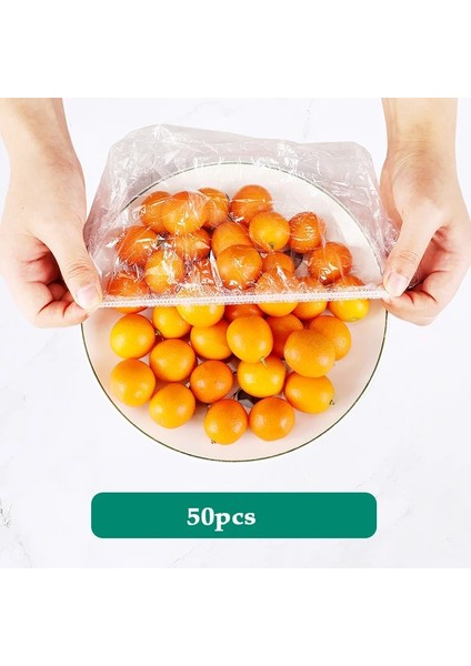 50 Adet Stil Tek Kullanımlık Plastik Wrap Kapak Ev Buzdolabı Için Gıda Anti-Koku Koruyucu Kase Kapağı Toz Geçirmez Mutfak Taze Mühür (Yurt Dışından)
