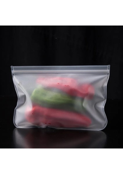 Şeffaf Stil S Beden Silikon Gıda Kapları Sızdırmaz Kaplar Yeniden Kullanılabilir Ayakta Kilitli Kilitli Torba Bardak Taze Torba Gıda Saklama Torbası Taze Sarma (Yurt Dışından)