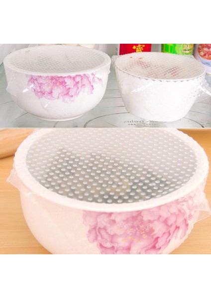 14.5X14.5CM Tarzı Kase Kapağı Silikon Plastik Sarma Kapak Yeniden Kullanılabilir Silikon Gıda Ambalajı Streç Conta Kapağı Mutfak Depolama Araçları (Yurt Dışından) fırsatları