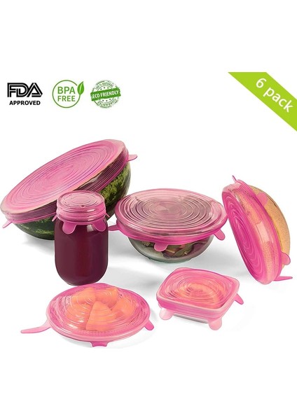 14.5cm Tarzı Licone Kapak Kapakları Yeniden Kullanılabilir Taze Tutma Silikon Streç Kapaklar Gıda Pot Çanak Mutfak Aksesuarları Için Kapaklar (Yurt Dışından) fırsatları