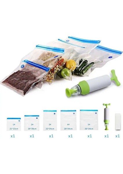 Beyaz Stil Vakumlu Gıda Torbası Mühürleyen Gıda Saklama Çantası Hava Pompası Buzdolabı Için Uygun Plastik Kilitli Poşet Yeniden Kullanılabilir Koruma (Yurt Dışından) fiyatları