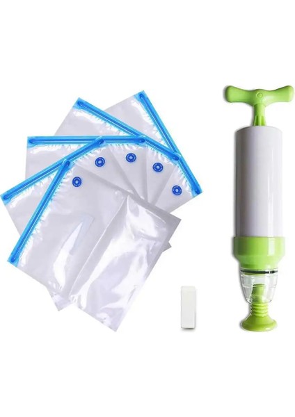 Beyaz Stil Vakumlu Gıda Torbası Mühürleyen Gıda Saklama Çantası Hava Pompası Buzdolabı Için Uygun Plastik Kilitli Poşet Yeniden Kullanılabilir Koruma (Yurt Dışından) modelleri