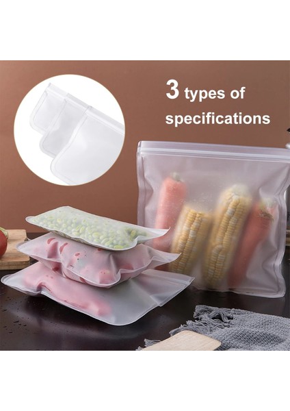 S 21.5X12CM Stili Et Gıda Saklama Çantası Yeniden Kullanılabilir Dondurucu Çanta Peva Kilitli Silikon Çanta Sızdırmaz Üst Mutfak Düzenleyici Yeniden Kullanılabilir Dondurucu Çanta (Yurt Dışından) modelleri