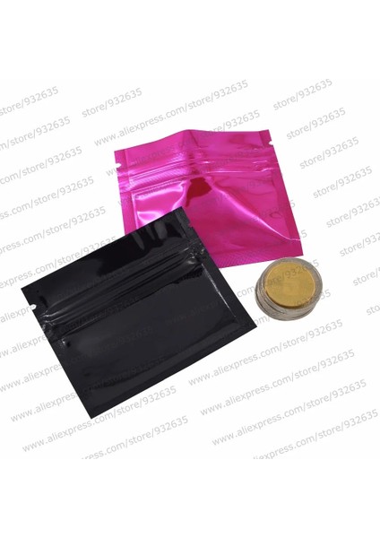 Gümüş Tarzı 100 Adet 3''x2.5'' (7.5x6.5cm) Küçük Kese Fermuarlı Mühür Çanta Çok Renkli Mylar Kilitli Torbalar Paketleme Numune Çuval Kılıfı (Yurt Dışından) indirimleri