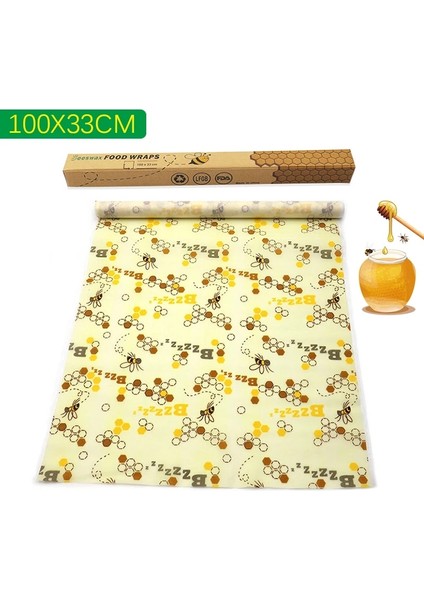 Xhy-04 Stili cm Balmumu Gıda Sargısı Yeniden Kullanılabilir Sıfır Atık Çevre Dostu Sürdürülebilir Mühür Silikon Ağaç Reçine Bitki Yağları Depolama Aperatif Sargıları (Yurt Dışından)