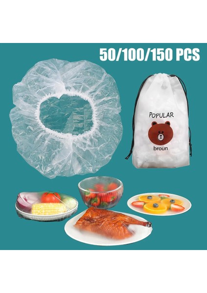 Sıradan 100 Adet Tarzı Yeniden Kullanılabilir Gıda Depolama Silikon Kapakları Set Kase Plaka Sarma Elastik Meyve Dondurucu Mikrodalga Için Vakum Mühür Kapak (Yurt Dışından)