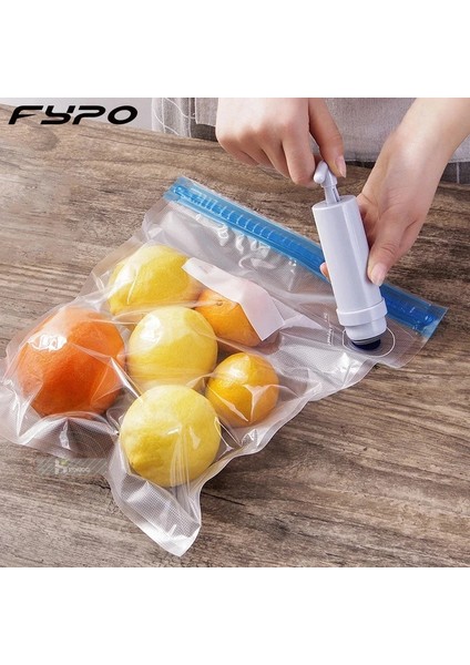 1 Adet 21X22CM Tarzı Gıda Saklama Torbaları ve Pompası, Yemek Pişirme ve Gıda Saklama Dondurma ve Taze Tutma Için Yeniden Kullanılabilir Gıda Vakumlu Poşetleri (Yurt Dışından)