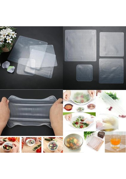 200X200X0.5MM Stili 1 Adet Yeni Yeniden Kullanılabilir Silikon Kase Kapağı Gıda Sarma Mühür Vakum Kapak Streç Çok Fonksiyonlu Gıda Taze Tutmak Mutfak Aletleri (Yurt Dışından) modelleri