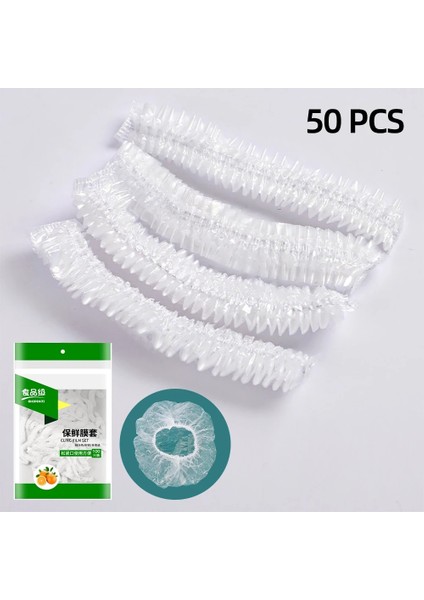 Sıradan 50 Adet Tarzı Yeniden Kullanılabilir Gıda Depolama Silikon Kapakları Set Kase Plaka Sarma Elastik Meyve Dondurucu Mikrodalga Için Vakum Mühür Kapak (Yurt Dışından)
