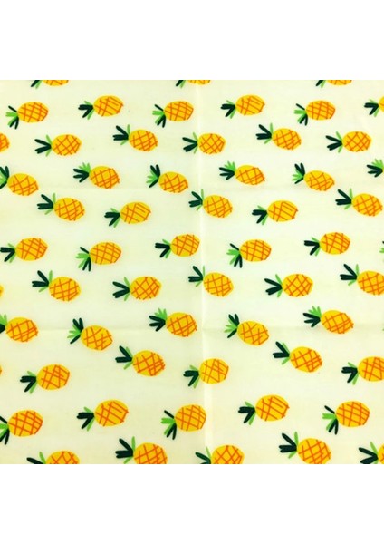 1257-A Stili M 25X27.5CM Sıfır Atık Yeniden Kullanılabilir Depolama Sargısı Sürdürülebilir Organik Sandviç ve Peynir Gıda Ambalaj Kağıdı Bpa ve Plastik Içermeyen Balmumu Gıda Sargısı (Yurt Dışından)