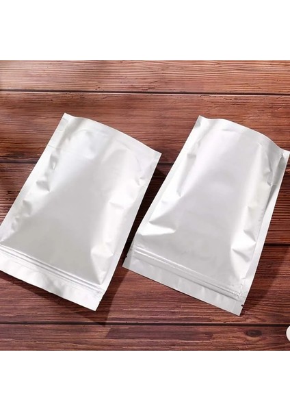 No.9 Tarzı 1 Adet Beyaz Alüminyum Folyo Isı Yalıtım Koku Geçirmez Çanta Mylar Gıda Vakum Torbaları Çay Folyo Kendinden Ayaklı Fermuarlı Çanta (Yurt Dışından) fırsatları