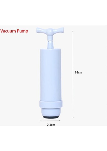 1 Adet Vakum Pompası Stili 5 Adet Mutfak Gıda Vakum Torbası Saklama Torbaları Gıda Tasarrufu Vakum Paketleme Torbaları Gıda Vakum Mühürleyen Yeniden Kullanılabilir Mutfak Düzenleyici (Yurt Dışından)