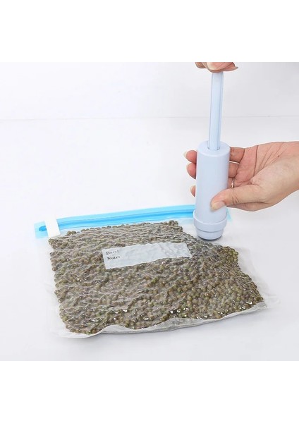 1 Adet Vakum Pompası Stili 5 Adet Mutfak Gıda Vakum Torbası Saklama Torbaları Gıda Tasarrufu Vakum Paketleme Torbaları Gıda Vakum Mühürleyen Yeniden Kullanılabilir Mutfak Düzenleyici (Yurt Dışından)