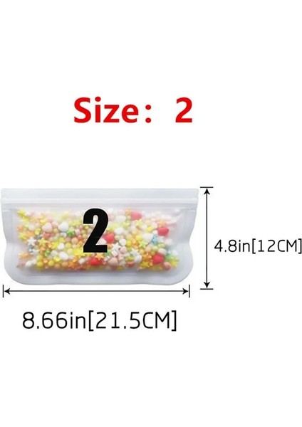 6 Adet Tarzı Gıda Taze Torbası Peva Saklama Çantası Sebze Meyve Kendinden Sızdırmazlık Sağlayan Taze Saklama Torbası Buzdolabı Dondurucu Torba Silikon Saklama Çantası (Yurt Dışından) fiyatları