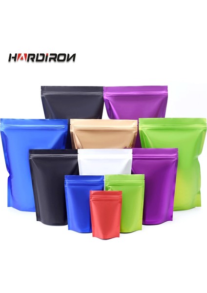 Renk 005 Stili 10X15X3CM Upermarket Displaykalın Mat Renkli Alüminyum Folyo Çanta Gıda Saklama Ambalaj Torbası Kahve Çay Kilitli Kılıfı Nem Geçirmez (Yurt Dışından) modelleri