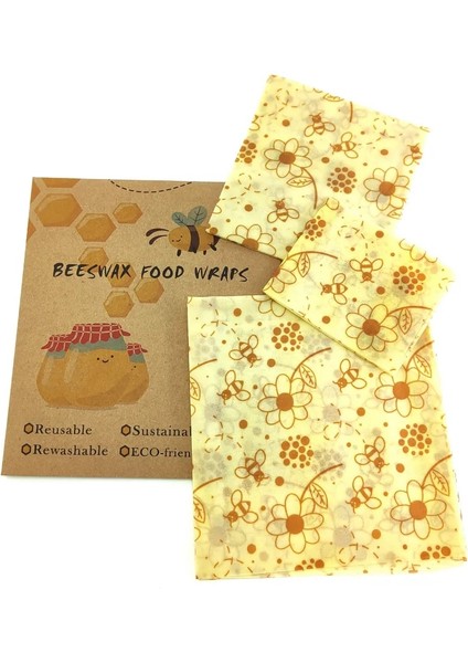 1257-R Tarzı U 33X35CM Doğal Balmumu Gıda Sargısı Sürdürülebilir Plastiksiz Gıda Depolama Organik Balmumu Sargısı Sargılı Sargı Değiştirme Fda Çevre Dostu (Yurt Dışından) fırsatları