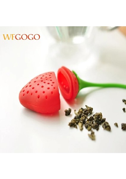 Wfgogo Silikon Çilek Tasarım Gevşek Çay Yaprağı Süzgeç Bitkisel Baharat Demlik Filtre Araçları Filtre Difüzör Süzgeçler 2 Adet (Yurt Dışından) fiyatları