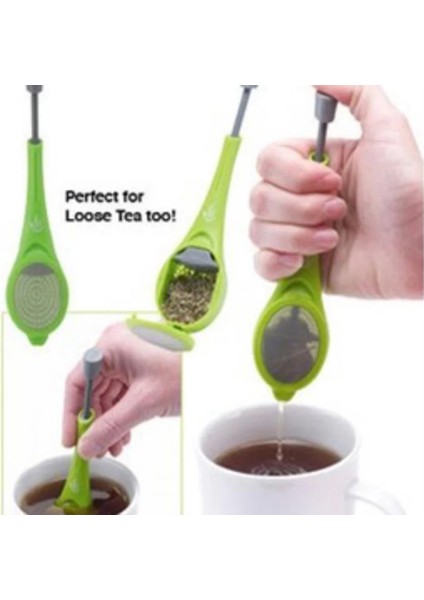1 Adet Pratik Yeniden Kullanılabilir Çay Süzgeci Çay Demlik Gıda Sınıfı Plastik Çay Topu Demleme Cihazı Bitkisel Baharat Çay Filtresi Mutfak Gereçleri (Yurt Dışından)