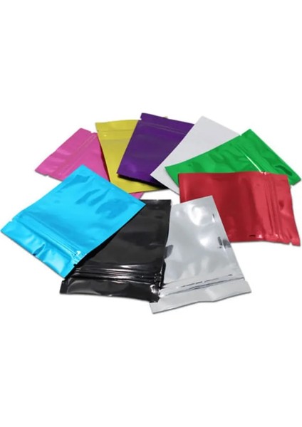 Siyah Stil 7.5X10CM Isı Yalıtımlı Alüminyum Folyo Kilitli Çantalar Düz Kilitli Kilitli Paket Çanta Perakende Plastik Folyo Zip Çantalar Yeniden Kapatılabilir 6 Boyut 10 Renk (Yurt Dışından)