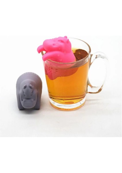 1 Adet Hippo Şekilli Çay Demlik Silikon Yeniden Kullanılabilir Çay Süzgeci Kahve Ot Filtresi Boş Çay Poşetleri Gevşek Yaprak Difüzör Aksesuarları (Yurt Dışından) fiyatları