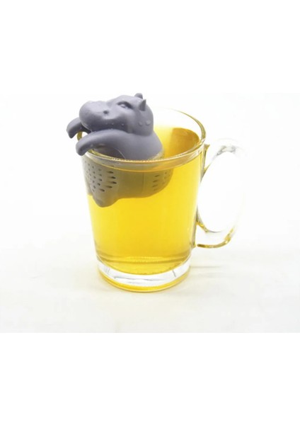 1 Adet Hippo Şekilli Çay Demlik Silikon Yeniden Kullanılabilir Çay Süzgeci Kahve Ot Filtresi Boş Çay Poşetleri Gevşek Yaprak Difüzör Aksesuarları (Yurt Dışından) modelleri