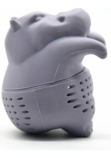 1 Adet Hippo Şekilli Çay Demlik Silikon Yeniden Kullanılabilir Çay Süzgeci Kahve Ot Filtresi Boş Çay Poşetleri Gevşek Yaprak Difüzör Aksesuarları (Yurt Dışından) fırsatları
