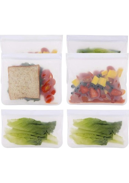 26X20CM Tarzı Peva Silikon Gıda Saklama Sızdırmaz Kaplar Yeniden Kullanılabilir Taze Tutma Zip Kilidi Kapatma Çanta Sarma (Yurt Dışından) fırsatları