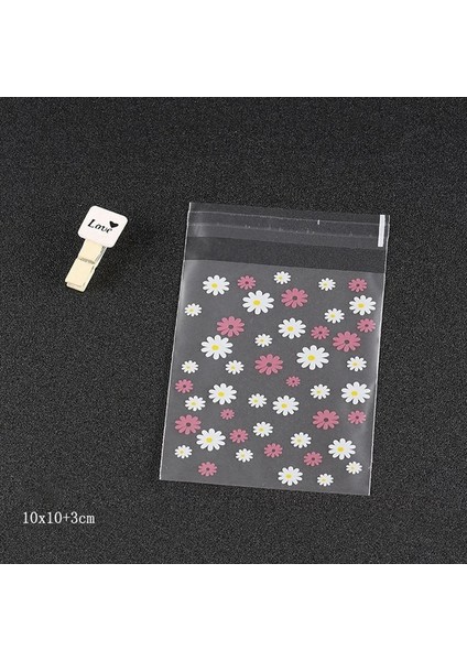 Fildişi Tarzı Lastic Çanta Şeffaf Kilitli Gıda Ambalajı Dıy Bisküvi Aperatif Pişirme Paketi Dekor Çocuklar Hediye Malzemeleri (Yurt Dışından)