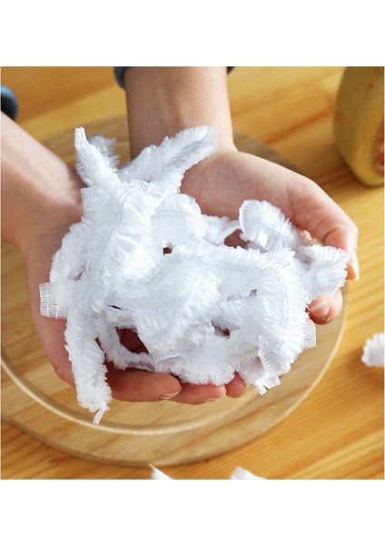 Açık Gri Tarzı 100 Adet Tek Kullanımlık Taze Tutma Çantası Gıda Kapakları Meyve Saklama Torbası Ambalaj Plastik Torbalar Mutfak Taze Tutma Gıda Tasarrufu Çantası (Yurt Dışından)