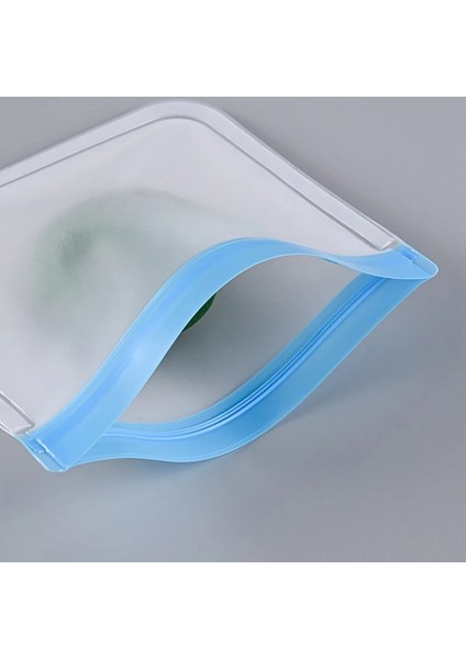 Mavi Stil 23X17 cm Peva Gıda Saklama Çantası Yükseltme Sızdırmaz Yeniden Kullanılabilir Dondurucu Sandviç Kilitli Silikon Çanta Gıda Koruma Kapları Organizatör (Yurt Dışından) indirimleri