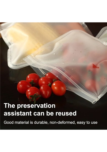 L 10 Adet Tarzı Yeniden Kullanılabilir Silikon Gıda Saklama Çantası Stand Up Zip Kapatma Çantası Sızdırmaz Konteynerler Taze Çanta Gıda Saklama Çantası Taze Sarma Kilitli Çanta (Yurt Dışından) modelleri