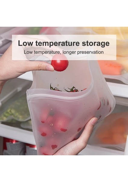 L 10 Adet Tarzı Yeniden Kullanılabilir Silikon Gıda Saklama Çantası Stand Up Zip Kapatma Çantası Sızdırmaz Konteynerler Taze Çanta Gıda Saklama Çantası Taze Sarma Kilitli Çanta (Yurt Dışından) indirimleri