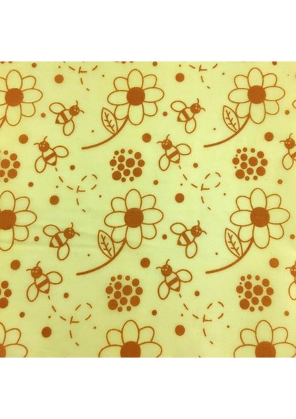 1257-P Stili 1 Adet M 25X27.5CM Balmumu Gıda Sargısı Yeniden Kullanılabilir Çevre Dostu Gıda Örtüsü Sürdürülebilir Mühür Ağacı Reçine Bitki Yağları Depolama Aperatif Sargıları (Yurt Dışından)