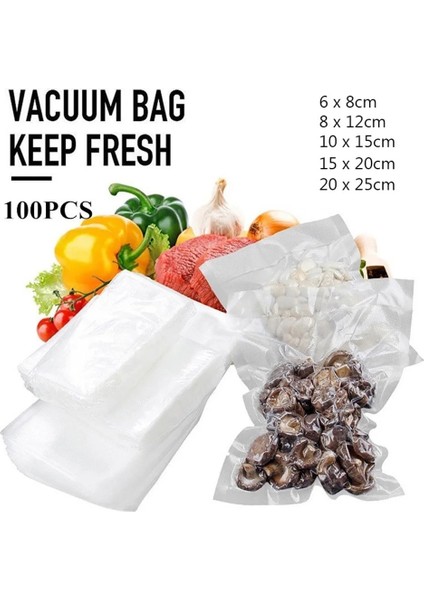 No.5 Tarzı Kalınlaşma Vakum Tasarruflu Saklama Torbaları Sızdırmazlık Mühürleyen Yiyecekleri Taze Tutmak Tahıl Yiyecek Torbası Vakum Paketleme Torbaları (Yurt Dışından)