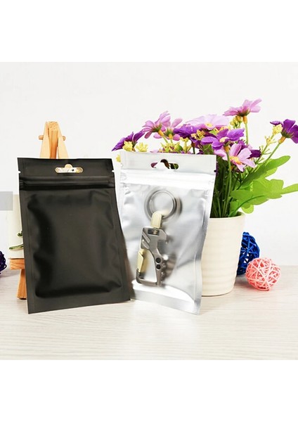 Siyah Stil 9X15CM 4 Renk 8 * 13CM * 18CM * 15CM Folyo Gıda Ambalaj Torbası Isı Yalıtımlı Alüminyum Folyo Kilitli Torbalar Düz Zip Kilit Paket Çantası Gıda Sınıfı (Yurt Dışından)