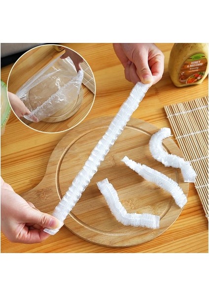 Açık Gri Tarzı 10 Parça Sıcak Yeni Mutfak Taze Tutma Koruyucu Çanta Tek Kullanımlık Gıda Örtüsü Plastik Sarma Elastik Gıda Kapakları Meyve Kaseleri Bardak Kapakları Depolama (Yurt Dışından)