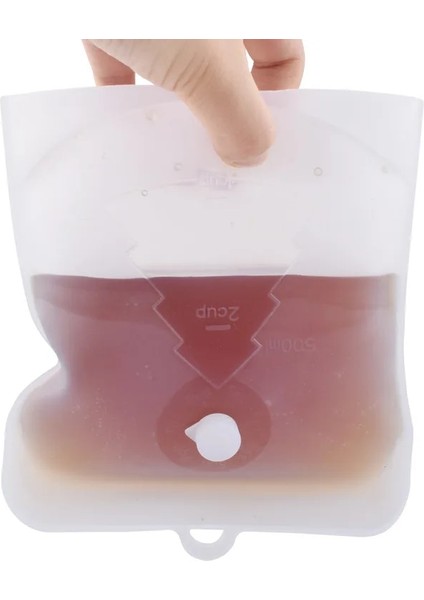 Yeşil Stil 1000ML Silikon Yeniden Kullanılabilir Gıda Torbası L L 500ML Sızdırmaz Kaplar Yeniden Kullanılabilir Taze Torba Gıda Saklama Torbası Dondurucu Çanta Aperatif (Yurt Dışından)