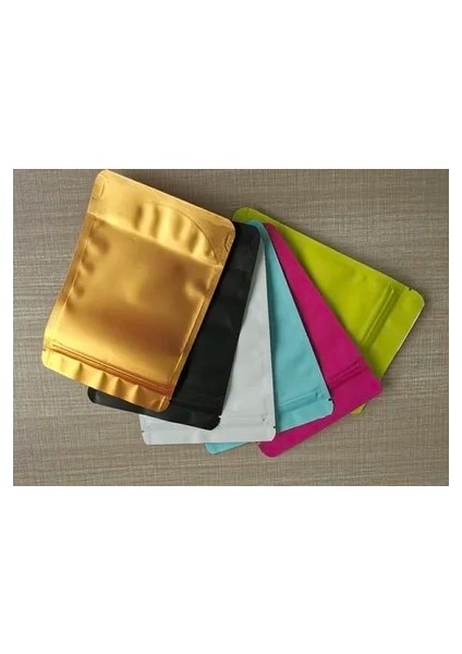 Renk 001 Stili 8X12X3CM Upermarket Displaykalın Mat Renkli Alüminyum Folyo Çanta Gıda Saklama Ambalaj Torbası Kahve Çay Kilitli Kılıfı Nem Geçirmez (Yurt Dışından) fırsatları