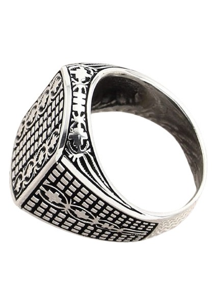 Erkek Yüzük Gümüş 925 Modern Desenli modelleri