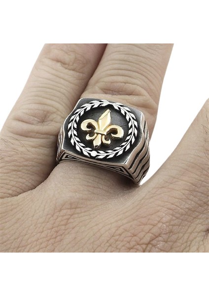 Erkek Yüzük Gümüş 925 Barok Motifli fiyatları
