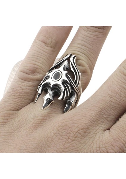 Erkek Yüzük Gümüş 925 Tribal Tasarım modelleri