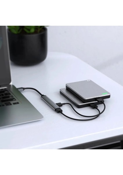 Eco Center USB Hub Çoğaltıcı Adaptör 4in1 4 Port Girişli 2.0-3.0 Hız Pc Bilgisayar USB Çoklayıcı