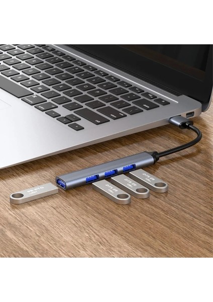 Eco Center USB Hub Çoğaltıcı Adaptör 4in1 4 Port Girişli 2.0-3.0 Hız Pc Bilgisayar USB Çoklayıcı