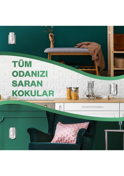 Air Wick Elektrikli Oda Kokusu Yedek Şişe Vanilya Büyüsü - Esansiyel Yağlar Içerir