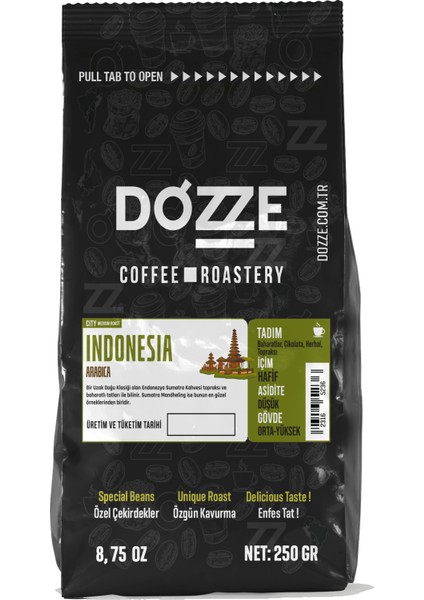 Coffee And Roastery Indonesia Kahve 250 gr